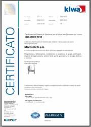 24.03.2022 - ISO 45001:2018 certificate